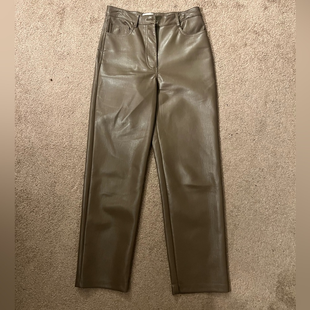 Aritzia Faux Leather Pants